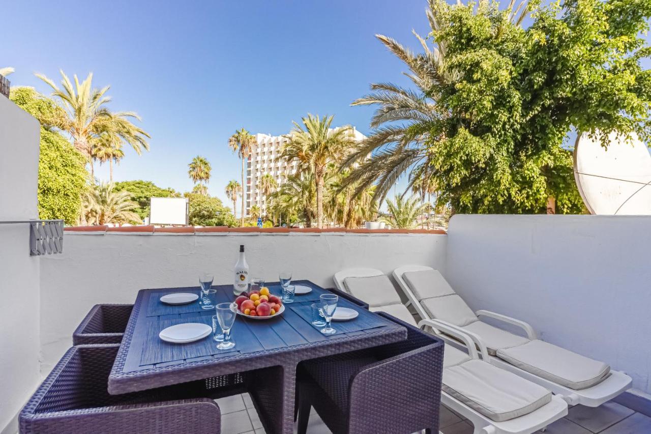 Fantastic Large Studio In Front Of Beach Heated Pool Wifi Arona  Eksteriør billede
