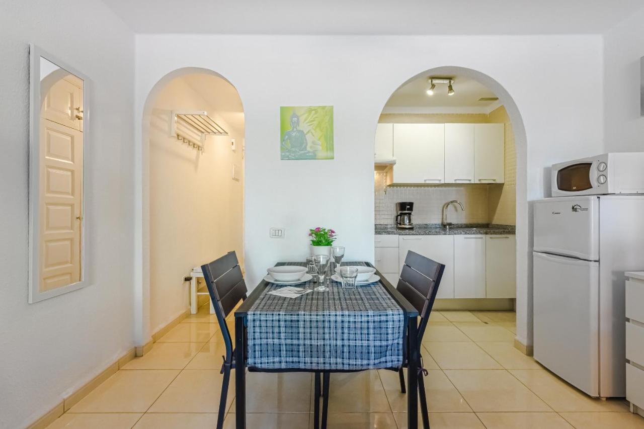 Fantastic Large Studio In Front Of Beach Heated Pool Wifi Arona  Eksteriør billede