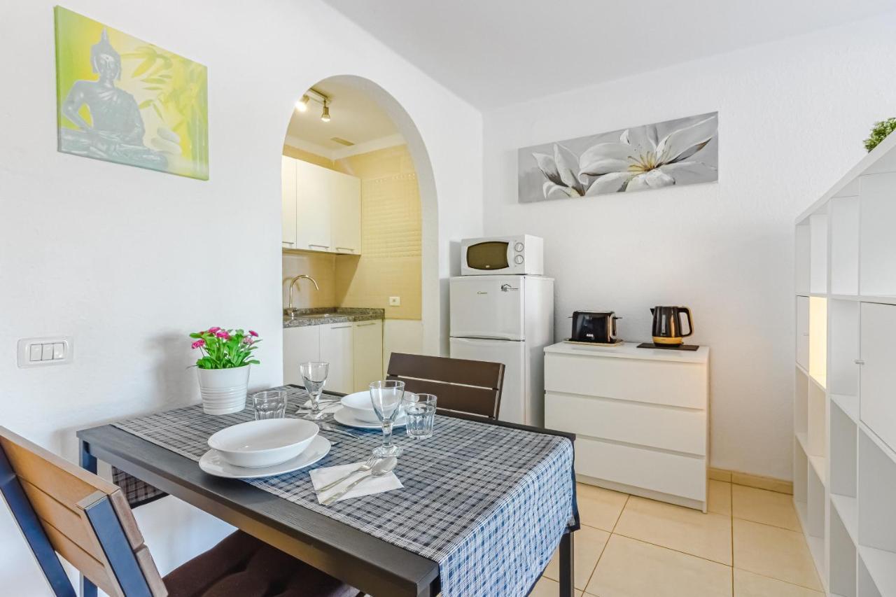 Fantastic Large Studio In Front Of Beach Heated Pool Wifi Arona  Eksteriør billede
